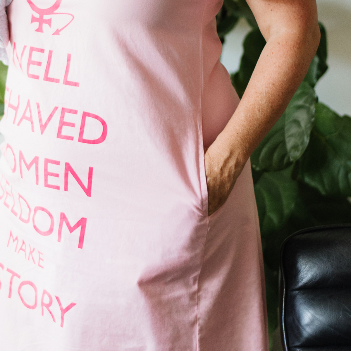 Well Behaved Women Gown pocket