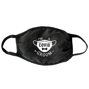 I'm a Covid Groom Mask(Bow Tie)