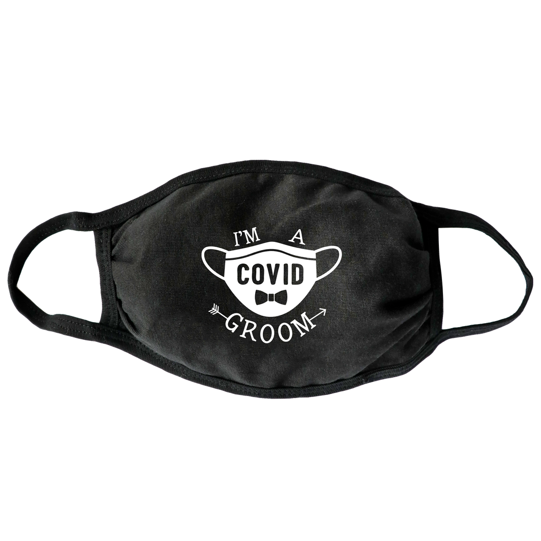 I'm a Covid Groom Mask(Bow Tie)