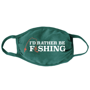 Rather Be Fishing Mask