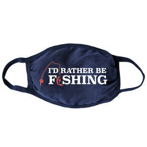 Rather Be Fishing Mask