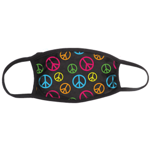 Peace Signs (Color) Face Mask