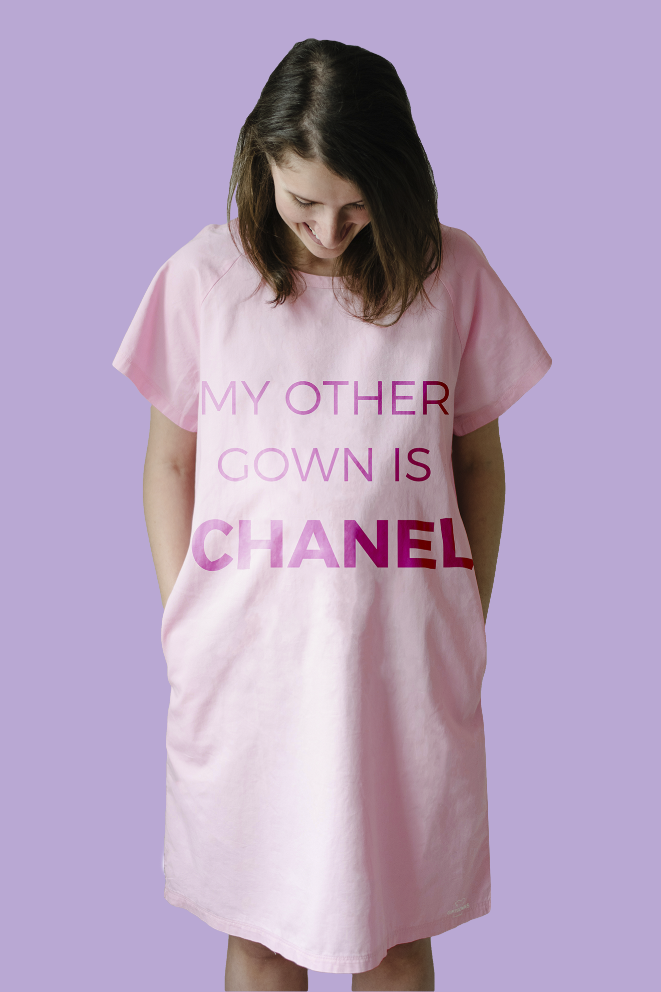 Chanel pink t 2024 shirt