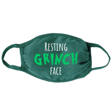 Load image into Gallery viewer, Resting Grinch Face Mask