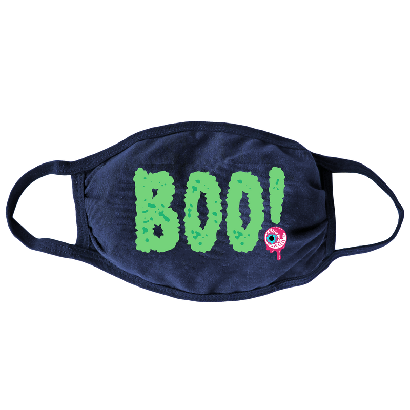 Monster Boo Navy Face Mask