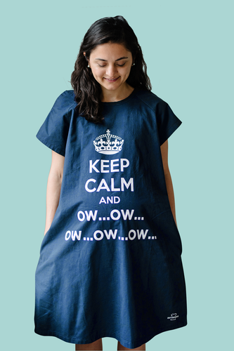 Keep Calm and Ow (Navy)