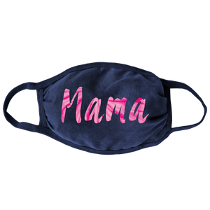 Mama Pink Tie Dye Mask