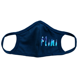 Mini Kids Blue Tie Dye Mask