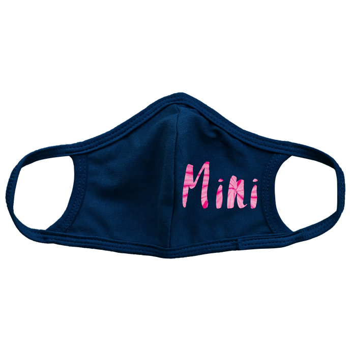 Mini Kids Pink Tie Dye Mask