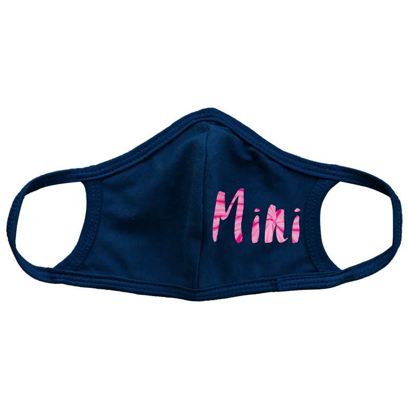 Mini Kids Pink Tie Dye Mask