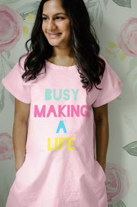 Busy Making (Pink) Maternity