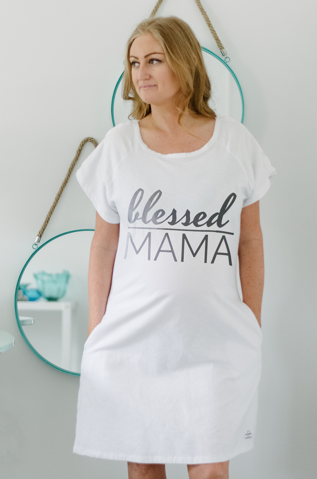 Blessed Mama (White) Maternity