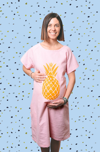 Pineapple (Pink) Maternity