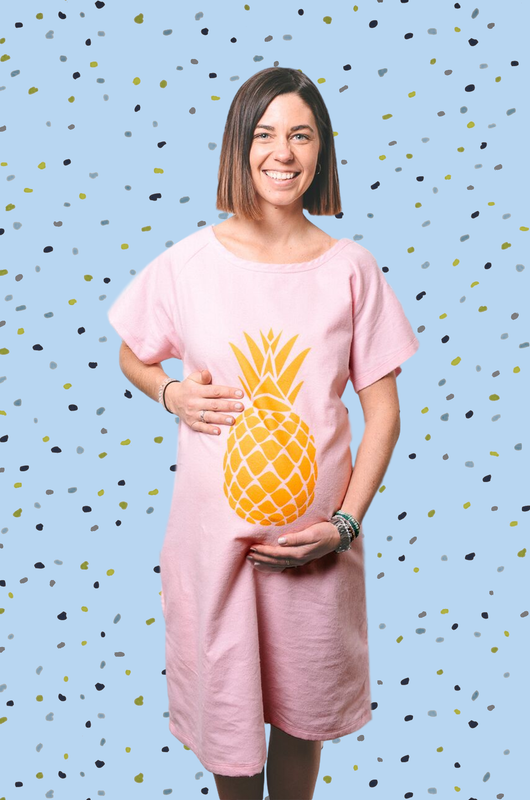 Pineapple (Pink) Maternity