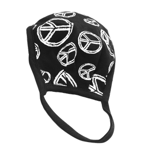 Peace Sign (Black) Face Mask