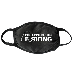 Rather Be Fishing Mask