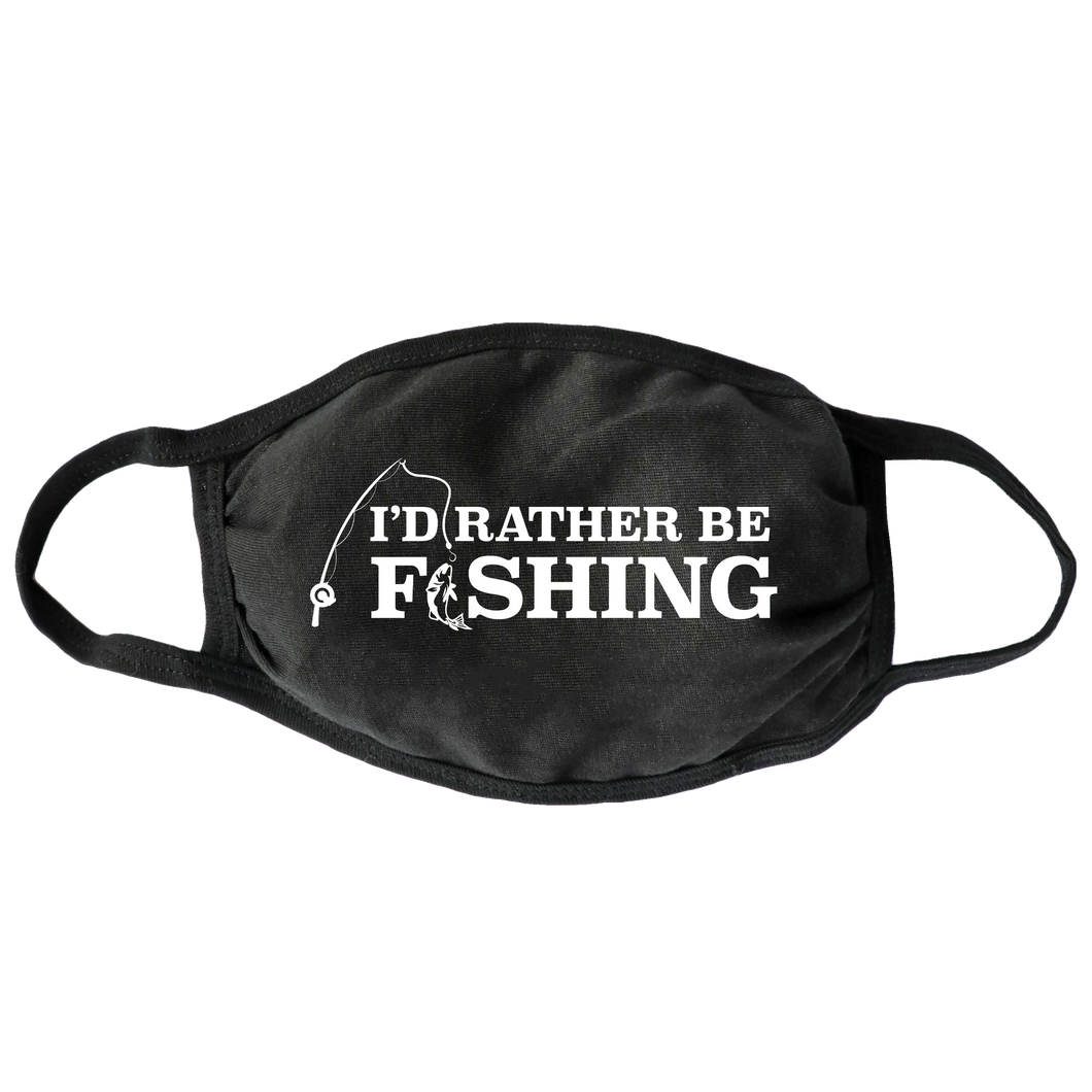 Rather Be Fishing Mask