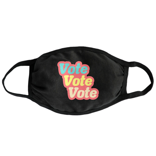 Retro Vote Face Mask