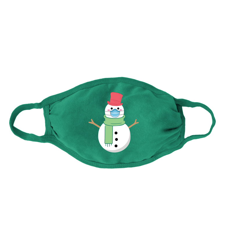 Snowman Kids Face Mask