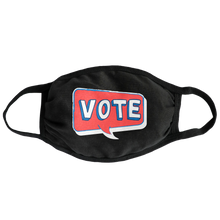 Load image into Gallery viewer, Speech Bubble Vote Face Mask