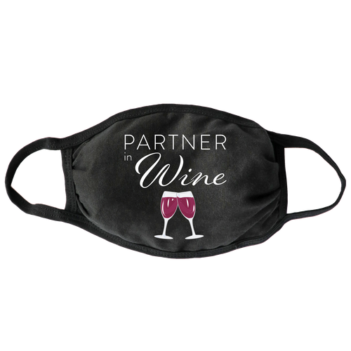 Partners in Wine Face Mask